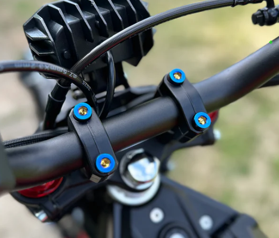 Yozma / Strike Shadow Handlebar Mount Titanium Bolts