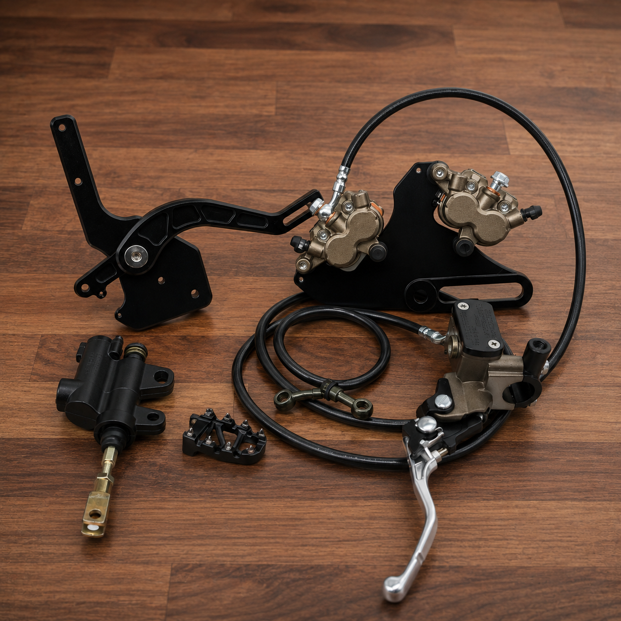 Tuttio Soleil 01 Dual-Caliper Foot Brake Kit